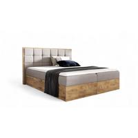 BOXBETT Kalypso überlänge Faro - Beige, Holzwerkstoff/Textil (160/220cm) - Fun Möbel