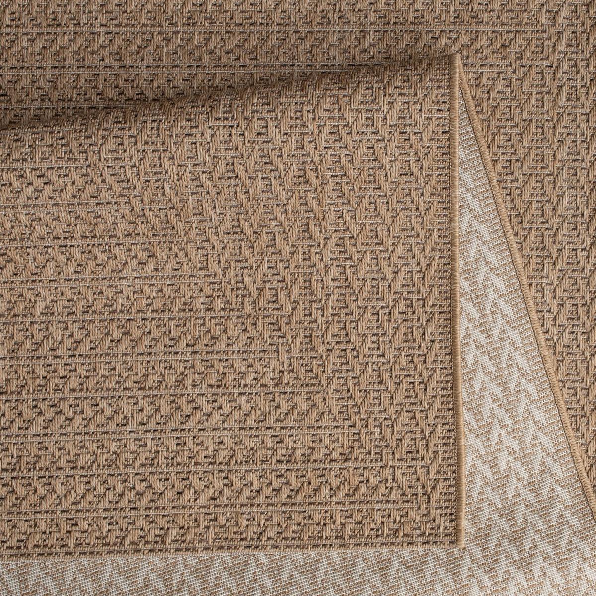 FLACHWEBTEPPICH, einfarbig, aus Polypropylen, Beige, 120 x 170 cm - Beige, Textil (170/120cm) - KADIMA DESIGN