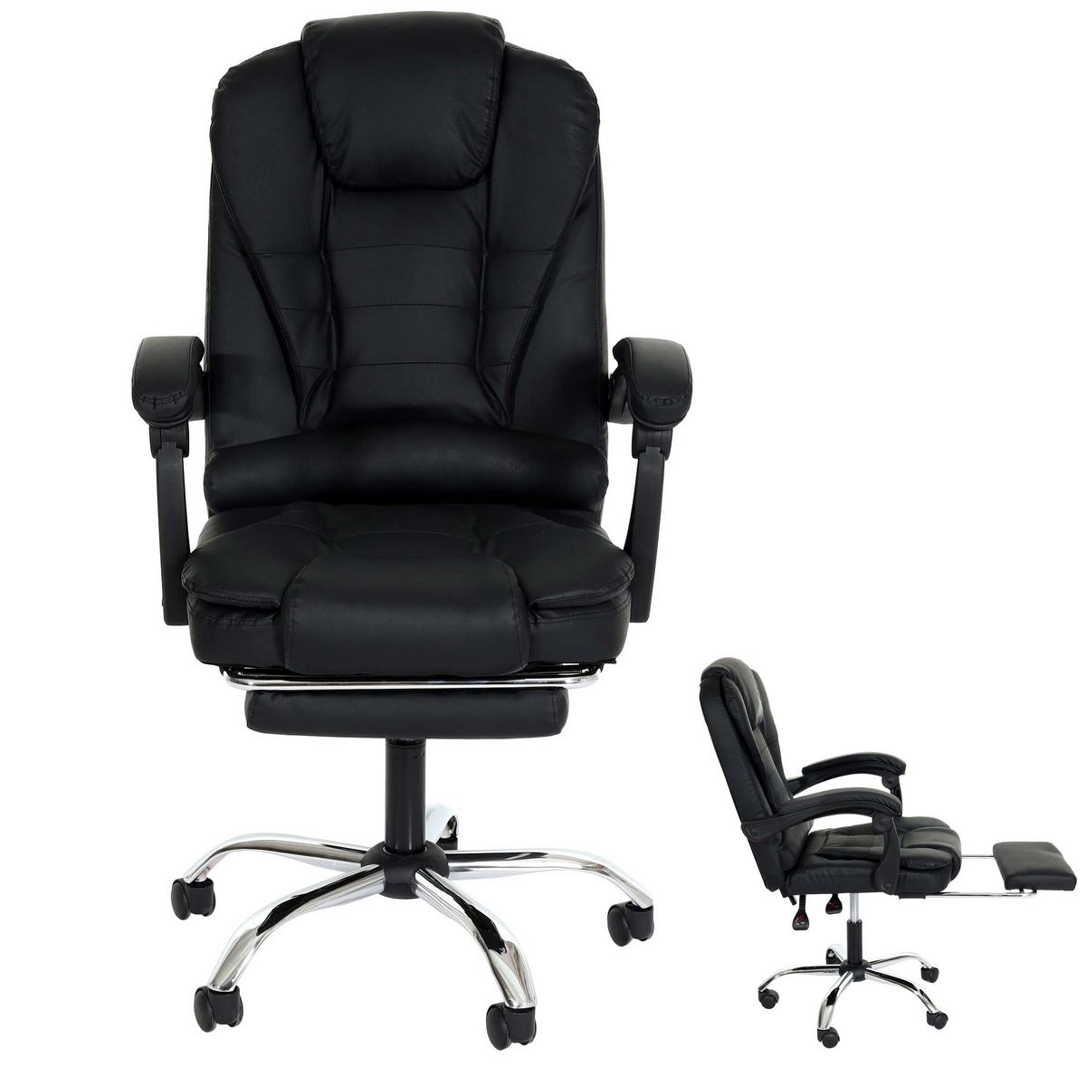 BÜROSTUHL Schwarz - Schwarz, Textil (63/110/103cm) - MCW