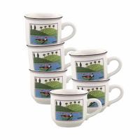 MOKKA- / ESPRESSOTASSEN Design Naif bunt 100 ml 6er Set - Multicolor, Keramik (0.1L) - Villeroy & Boch