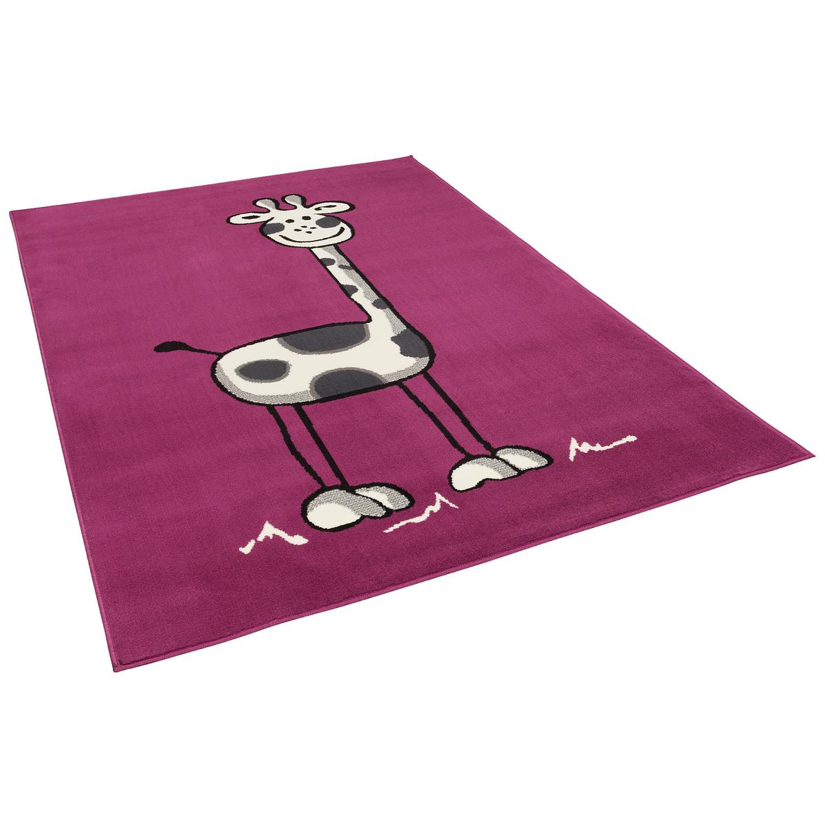 KINDERTEPPICH TRENDLINE GIRAFFE - Pink, Textil (185/270cm) - Pergamon