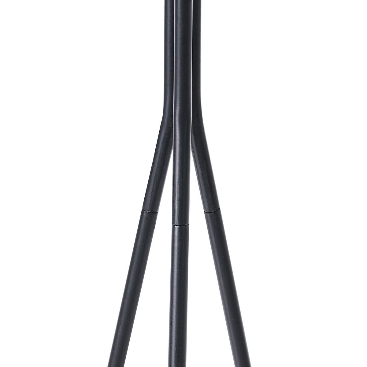GARDEROBENSTÄNDER Schwarz Arnot - Schwarz, Metall (50/176/50cm) - Beliani