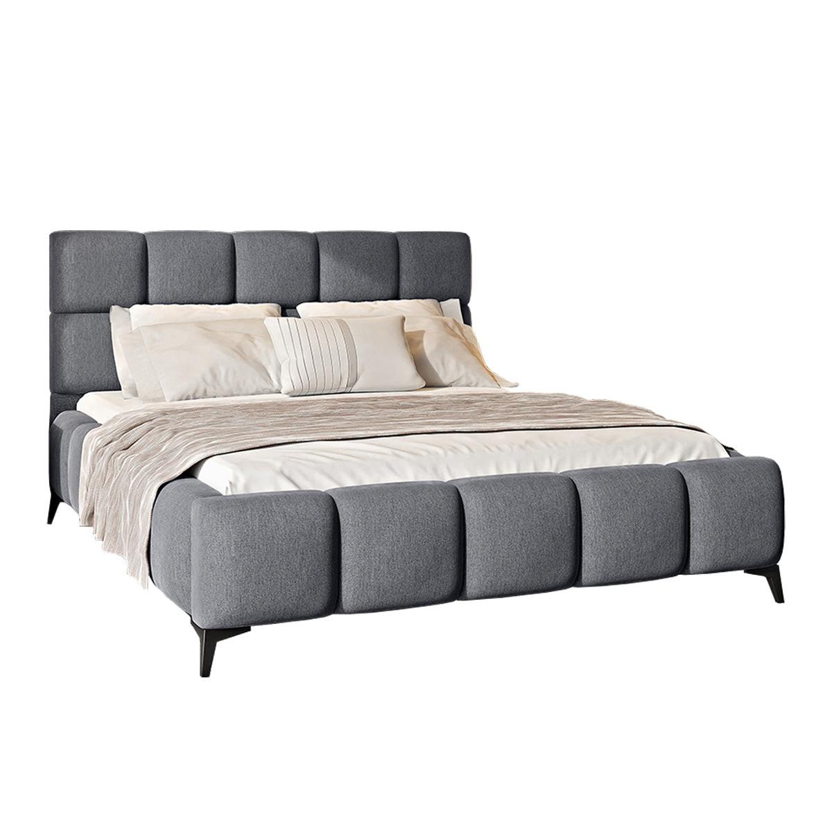 BOXBETT 180/200 Mira Grau - Grau, Holz (180/200cm) - Petits-meubles