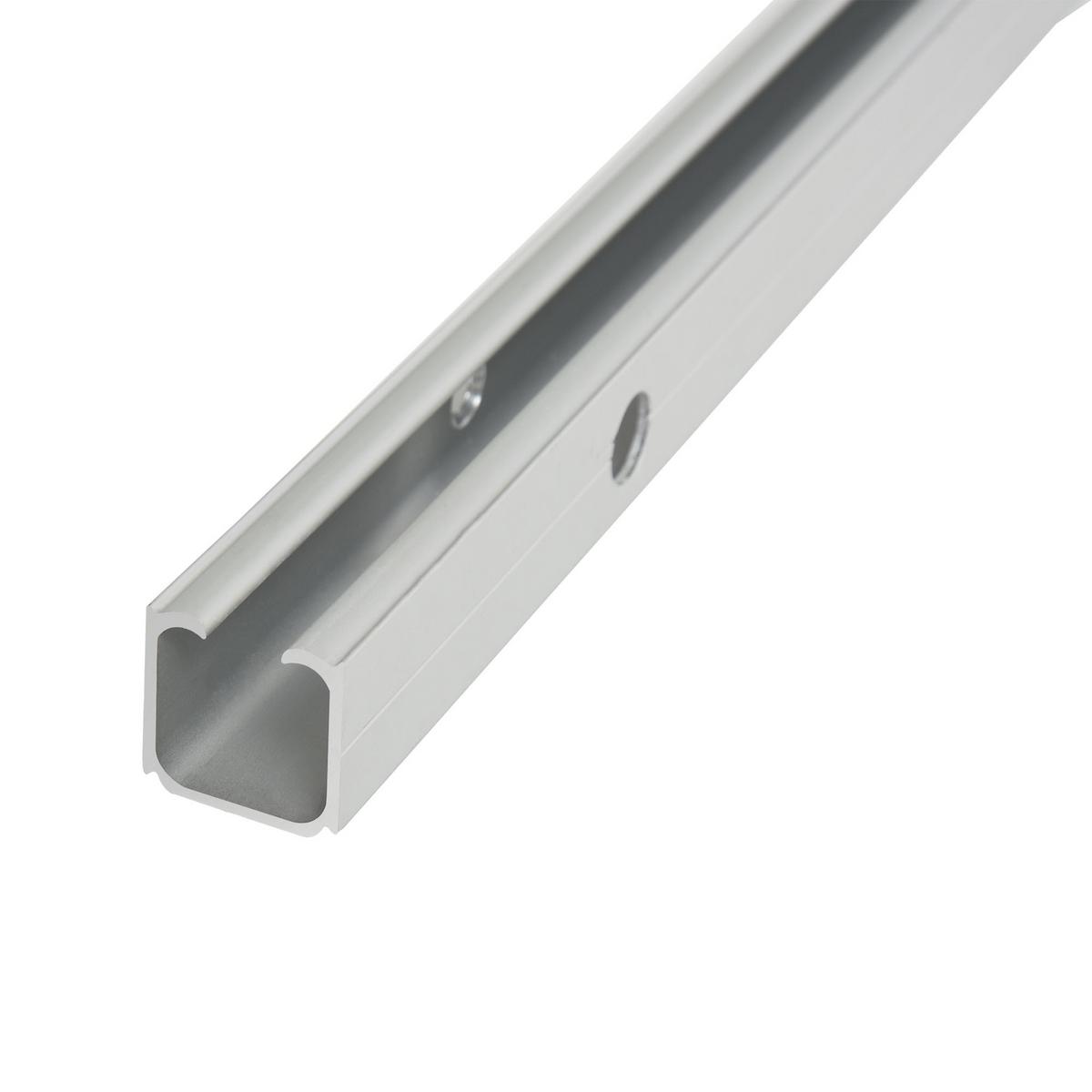 INNENTÜR Alulegierung Glas Vollflächtig Satiniert - Klar/Silberfarben, Glas/Metall (0.8/205/102.5cm) - HOMCOM