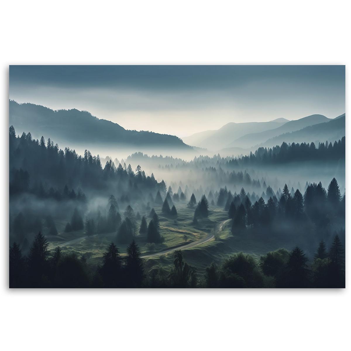 KUNSTDRUCK Grau 60/40 cm - Grau, Textil (60/40cm) - KUNSTLOFT