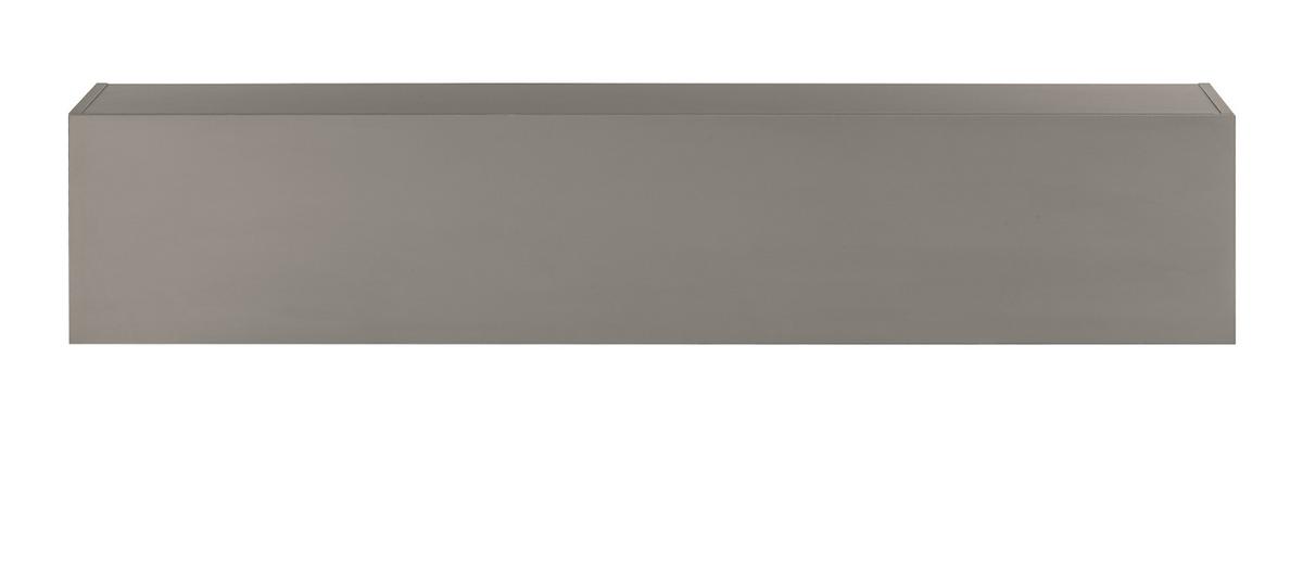 WANDBOARD Thermo Eiche, grau, Wandregal 152 cm - Eichefarben/Grau, Holzwerkstoff (152/17/20cm) - Furn.Design