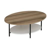 COUCHTISCH Fredericia 90/60/36 - Eichefarben, Holzwerkstoff (60/90/36cm) - [en.casa]