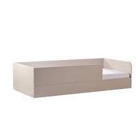 BODENBETT Essentials 90x200cm Cashmere - Hellbraun, Holzwerkstoff (90/200cm) - arthur berndt