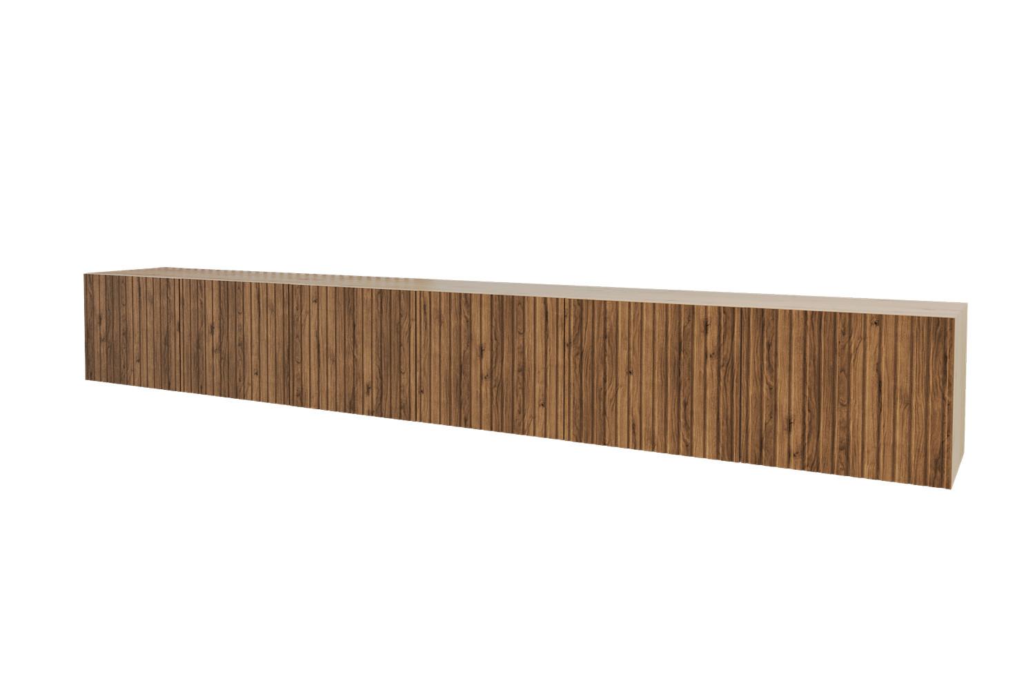 LOWBOARD KITO-W 3x100x40x40 cm - Artisan / Katania - Eiche Wotan/Eiche Artisan, Holzwerkstoff (300/40/40cm) - ALTDECOR