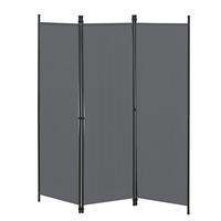 SICHTSCHUTZ Huesca - Dunkelgrau, Textil/Metall (150/2cm) - [en.casa]