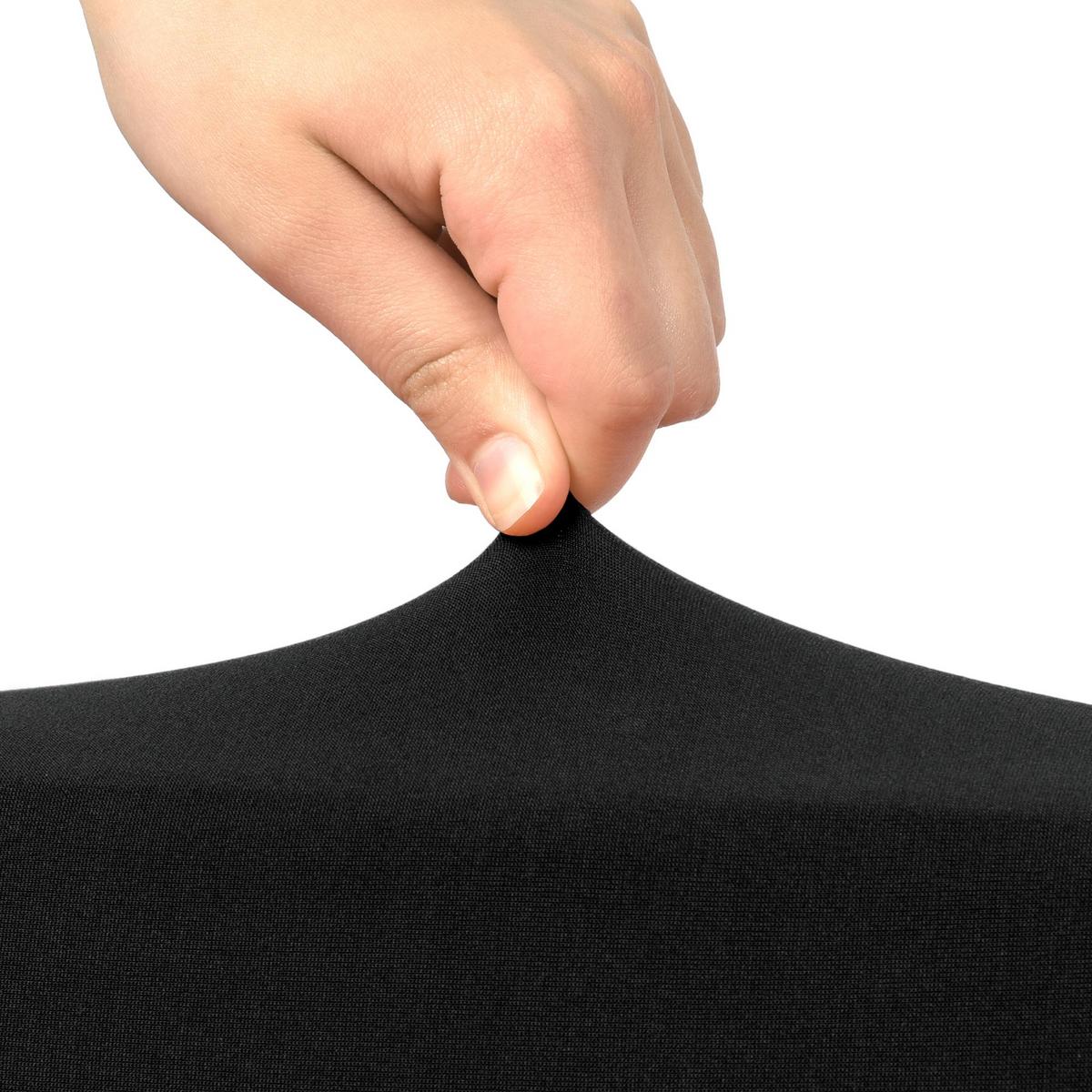 STEHTISCHHUSSE Stella Ø 80cm Schwarz (2tlg) - Schwarz, Textil (80/120cm) - Beautissu 