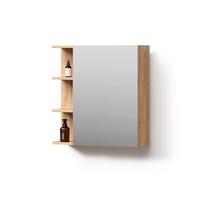 SPIEGELSCHRANK Fucino Goldkraft Eiche 62 x 64 cm - Honigeiche, Holzwerkstoff (62/64/20.8cm) - Livinity®