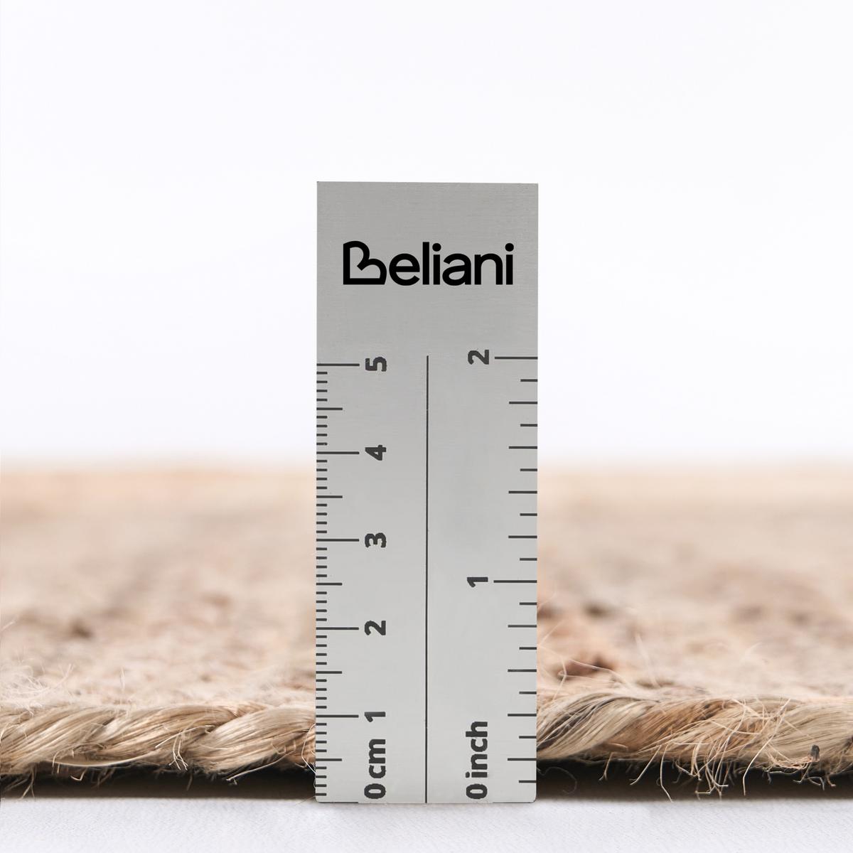 TEPPICH Beige 160/230 cm Jute Sangli - Beige, Textil (160/230cm) - Beliani