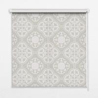 INNENROLLO - Fensterrollo - Rollo - 100x140 cm - Marokkanische Fliesen - Grau, Kunststoff (100/140/0.5cm) - TULUP