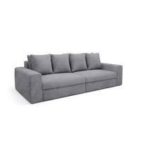 SOFA Paola 3 Sitzplätze Hellgrau - Hellgrau, Holz (272/86/120cm) - Petits-meubles