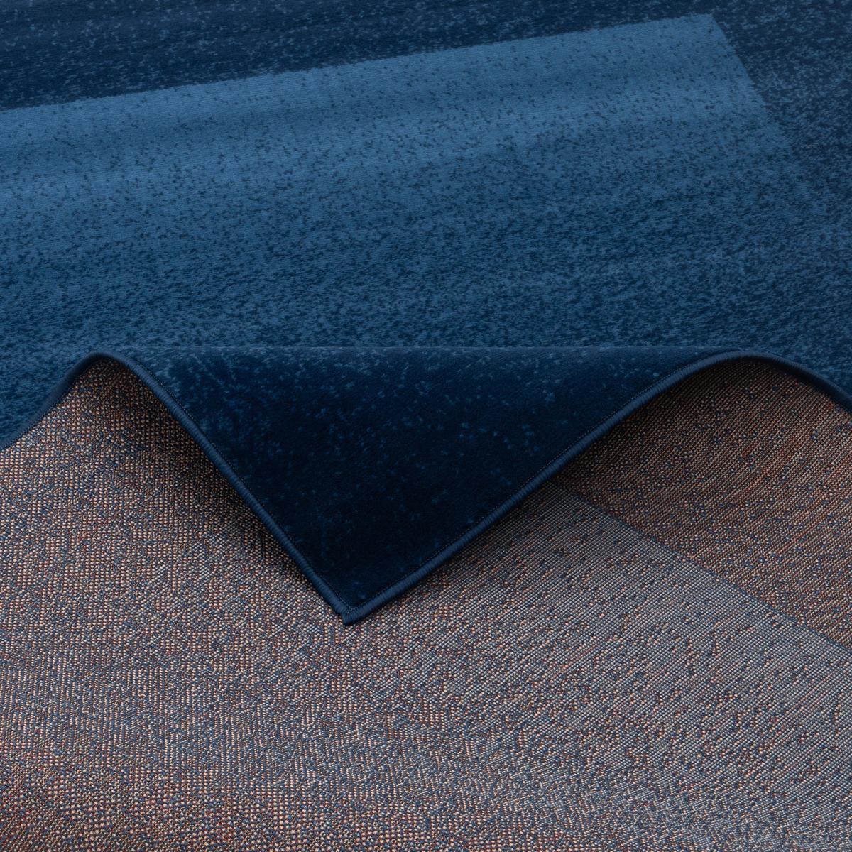 MODERN DESIGNER VELOURS TEPPICH SAMBA - Dunkelblau, Textil (120/170cm) - Pergamon
