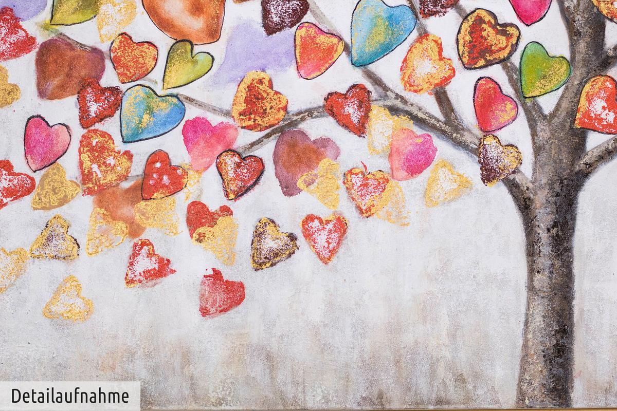 ÖLGEMÄLDE 120/60 cm - Multicolor/Weiß, Holz/Textil (120/60cm) - KUNSTLOFT