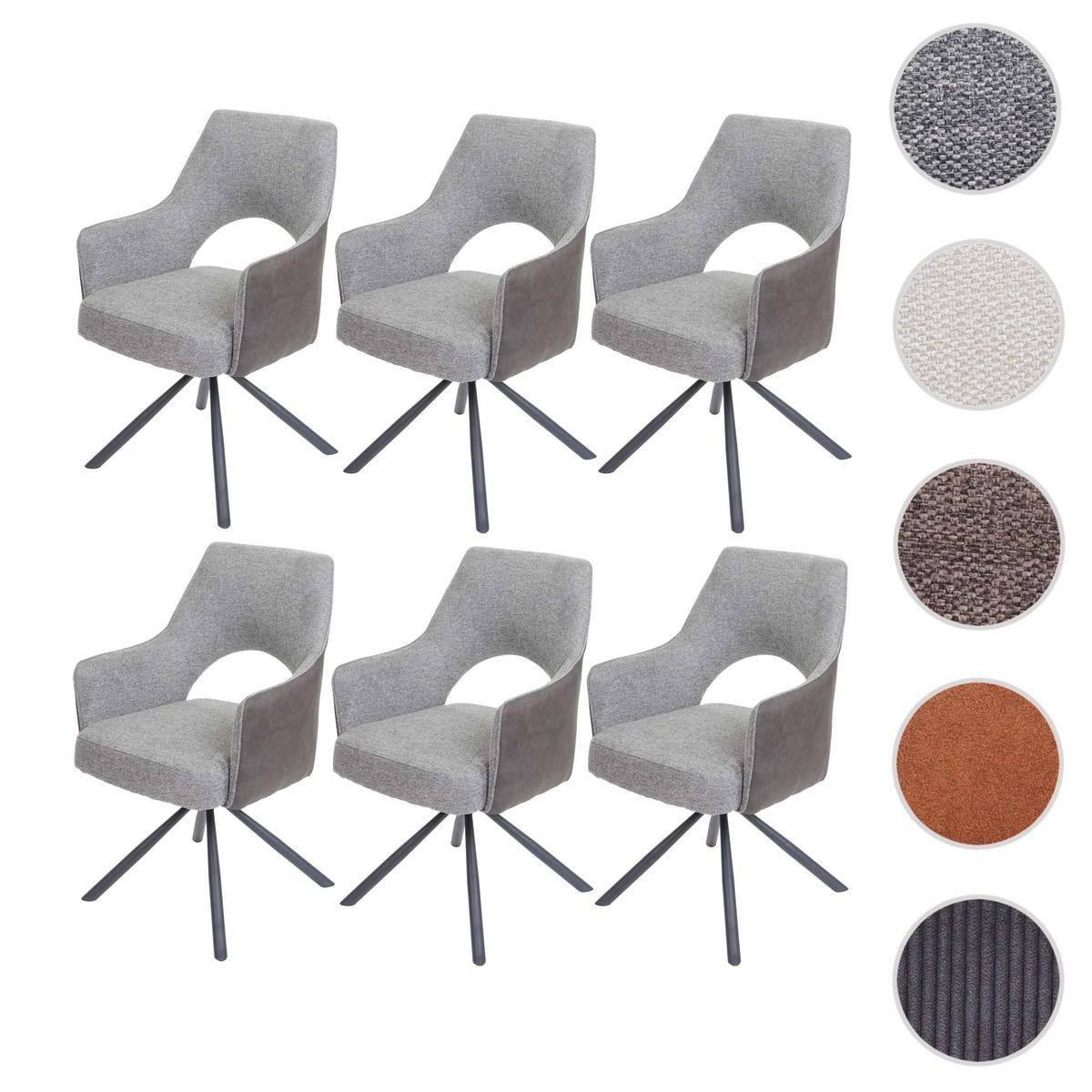 ESSZIMMERSTUHL Grau - Grau, Textil (57/89/52cm) - MCW