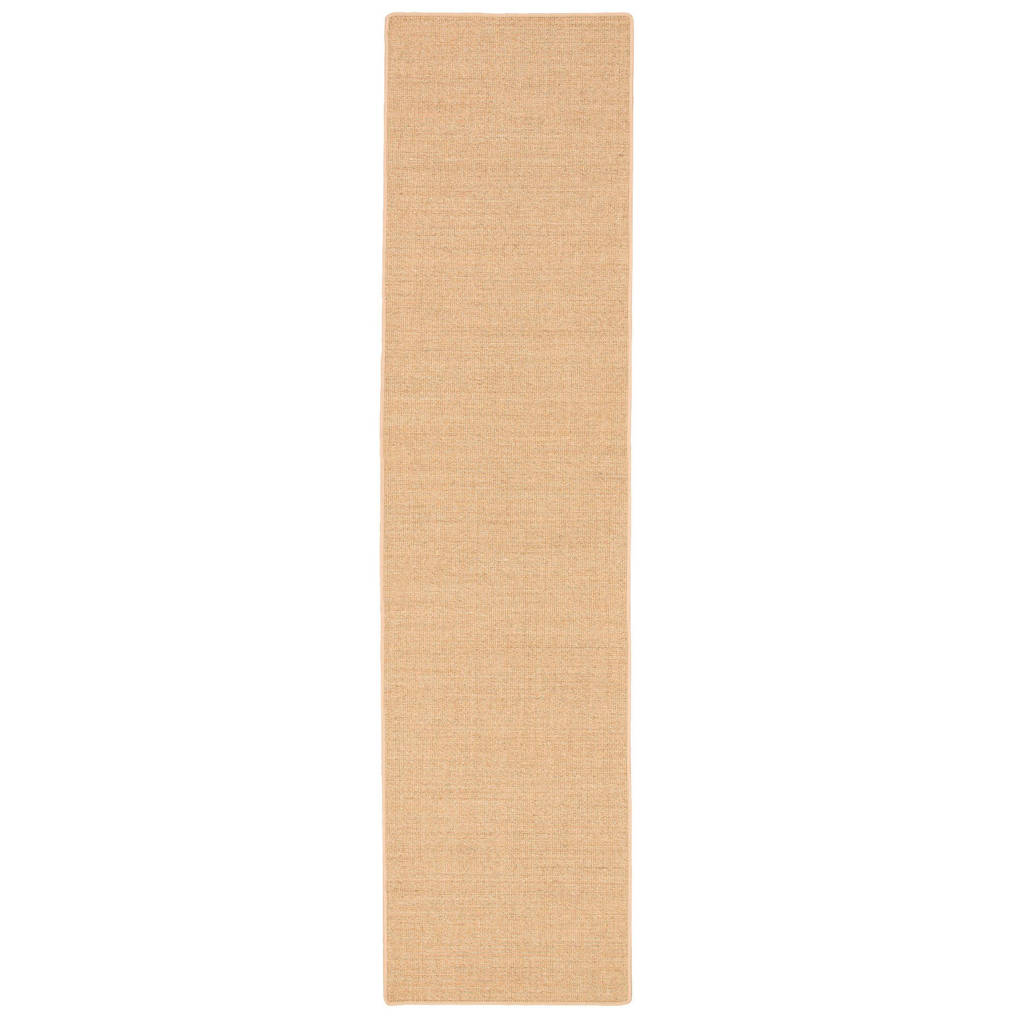 SISAL NATUR LÄUFER TEPPICH - Nussbaumfarben, Textil (80/160cm) - Snapstyle
