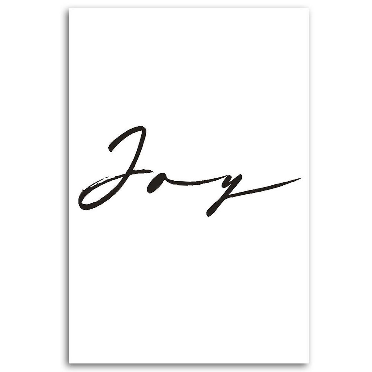 KUNSTDRUCK Schwarz 70/100 cm - Schwarz/Weiß, Textil (70/100cm) - KUNSTLOFT