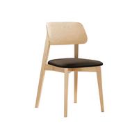 WOHNZIMMER STUHL KT63, Holzfarbe: Buche - Buchefarben/Braun, Holz/Textil (47/80/49cm) - MIRJAN24