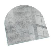 GLASPLATTE für Kamin 100x100 cm - Grau, Glas (100/100/0.4cm) - TULUP