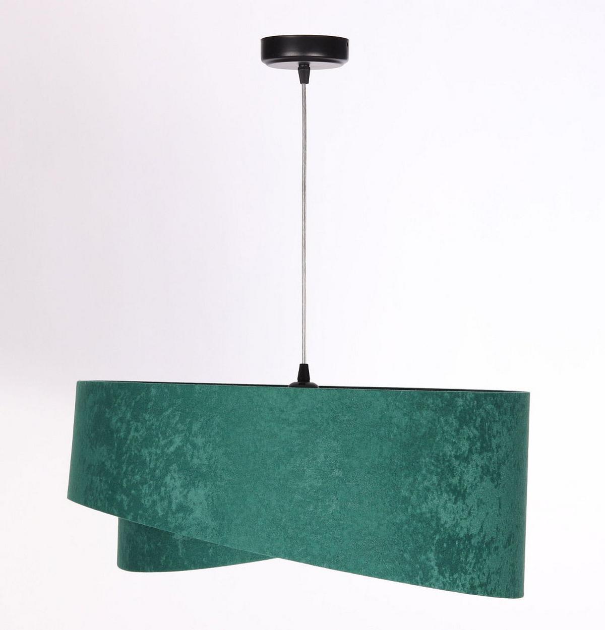 HÄNGELEUCHTE Grün 50/23 cm - Goldfarben, Kunststoff (50/1.3/23cm) - ONZENO
