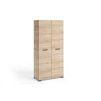 DREHTÜRENSCHRANK ALBANO 90/186/56cm 2-türig Sonoma Eiche - Sonoma Eiche, Holzwerkstoff (90/186/56cm) - MASSENO