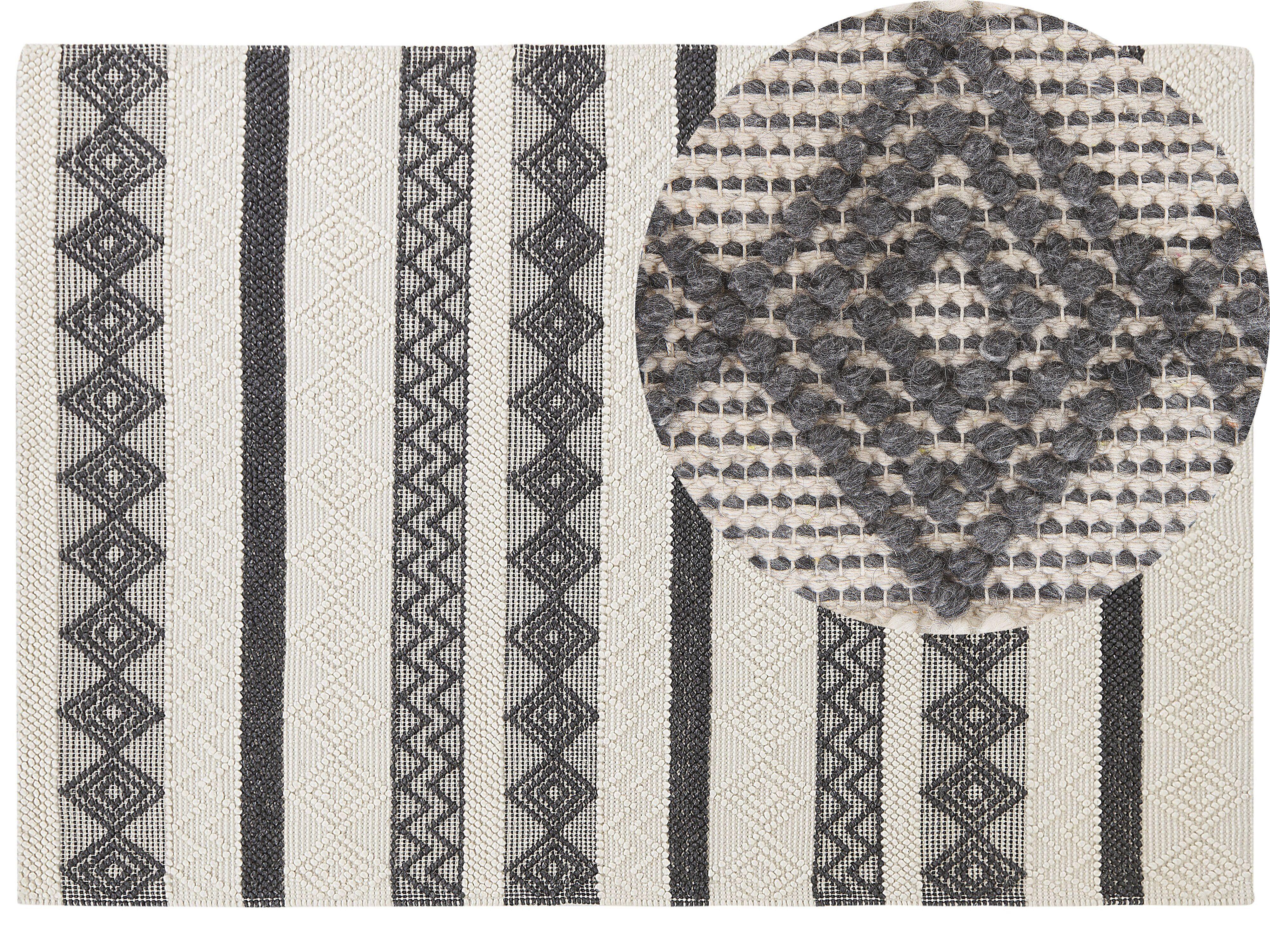 KURZFLOR-TEPPICH Davutlar 230/160 cm - Beige, Textil (160/230cm) - Beliani