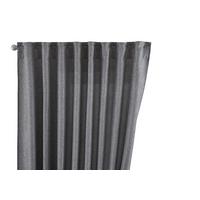 SCHLAUFENGARDINE »Jena« HxB 145x140 cm Grau - Grau, Textil (140/145cm) - Gardinenbox