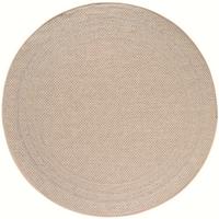TEPPICH Outdoor VENTOUX in Beige, mit Bordüre, Ø 160 cm - Beige, Textil (160/160cm) - KADIMA DESIGN