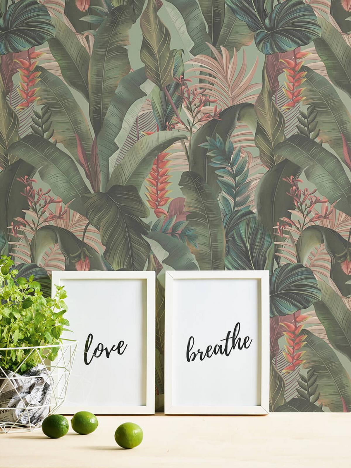VLIESTAPETE Bunt 53/1005 cm - Grün, Textil (53/1cm) - KUNSTLOFT