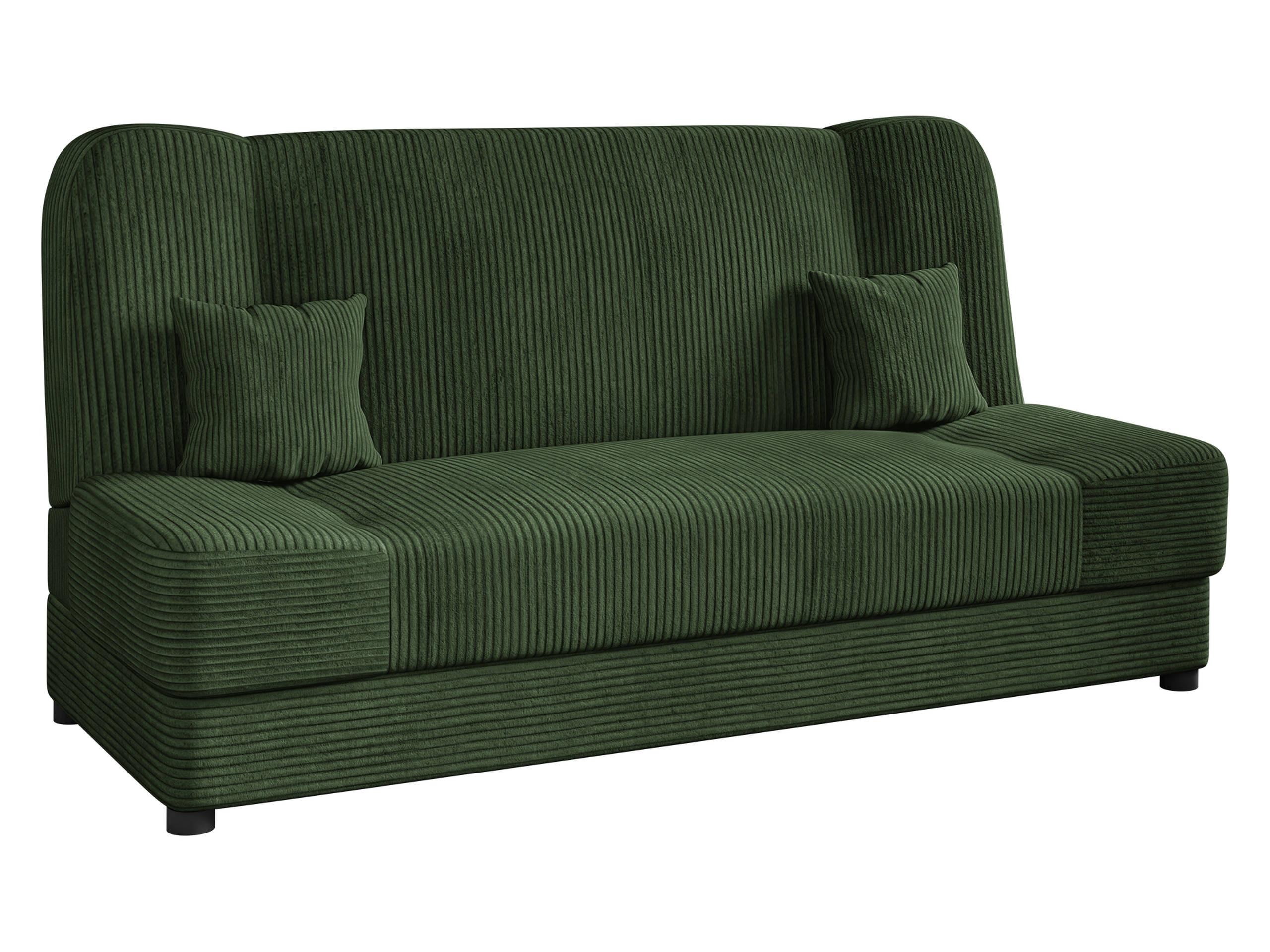 SCHLAFSOFA Jonas Cord - Grün, Holz/Textil (195/86/87cm) - MIRJAN24