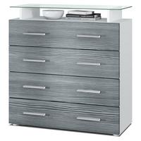 KOMMODE Pavos Avola-Anthrazit - Anthrazit, Holzwerkstoff (76/81/35cm) - Vladon