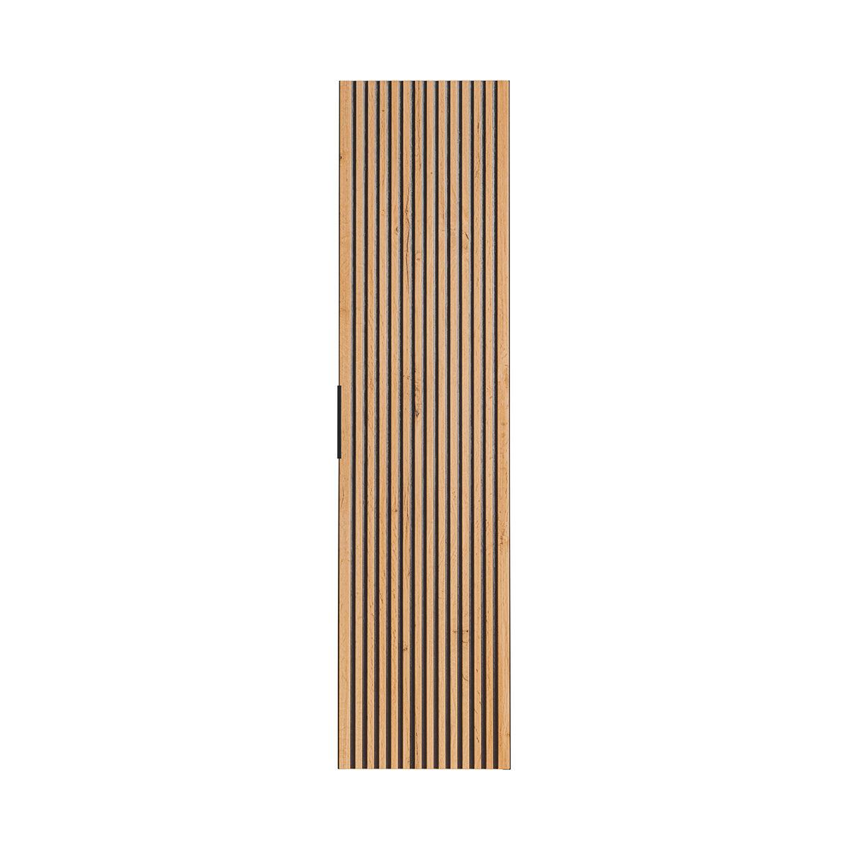 HÄNGESÄULE Gaia Holz in Eichenoptik und Schwarz - Schwarz, Holzwerkstoff (35/140/25cm) - Petits-meubles