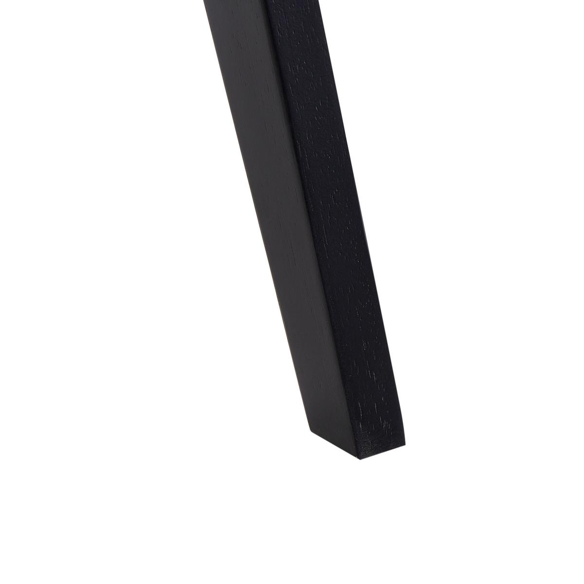 ESSZIMMERSTUHL Holz Schwarz Westbrook - Naturfarben, Holz (55/85/58cm) - Beliani