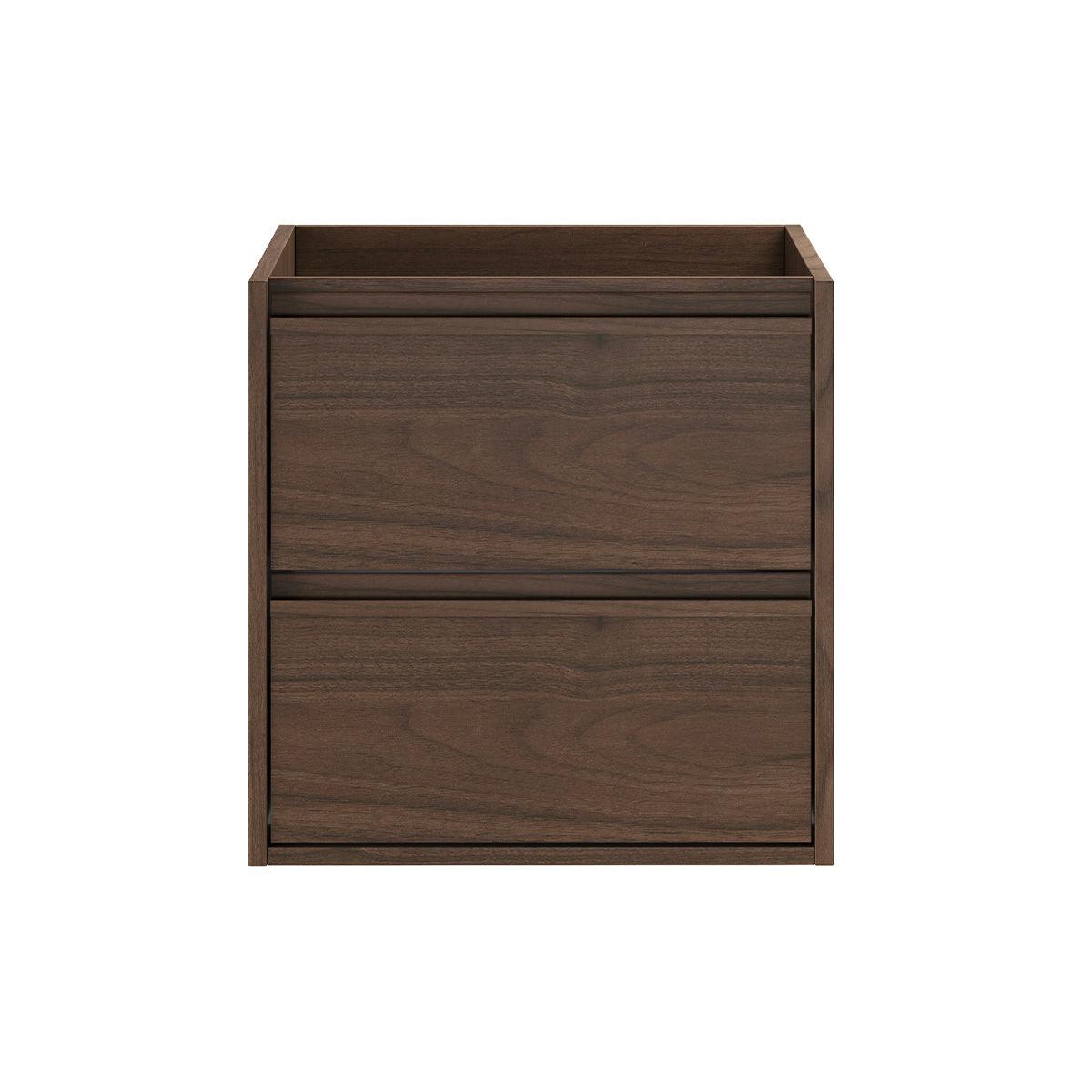WASCHTISCHUNTERSCHRANK 50cm Edmé Dunkles Holz - Dunkelbraun, Holzwerkstoff (50/50/46cm) - Petits-meubles
