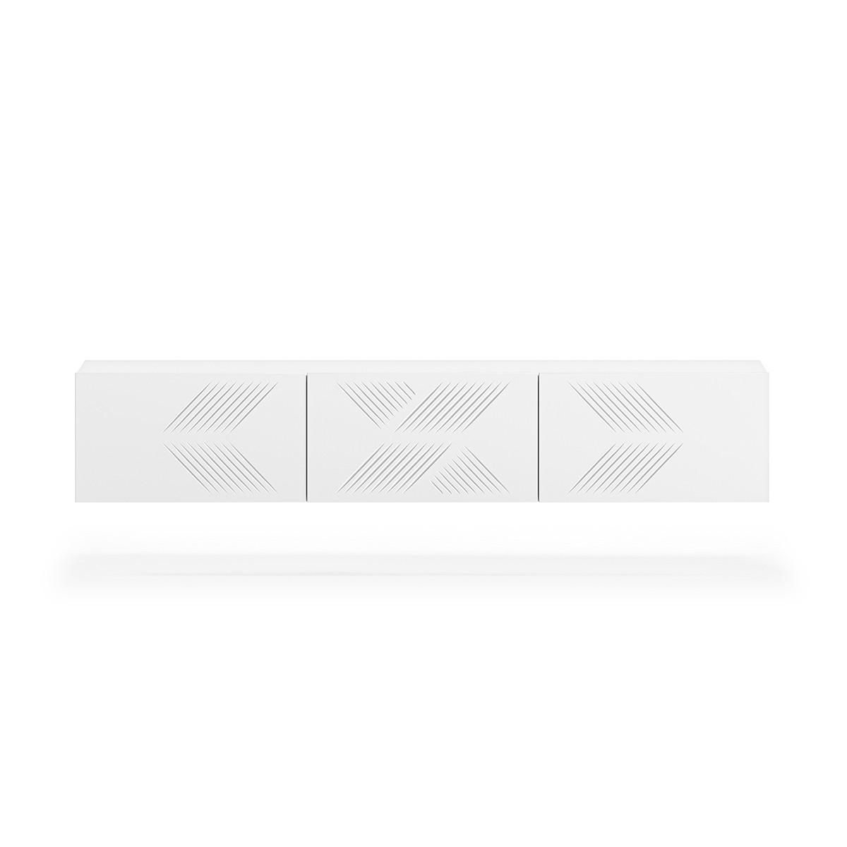 TV-MÖBEL Aura Weiß - Weiß, Holzwerkstoff (170/32/37cm) - Petits-meubles