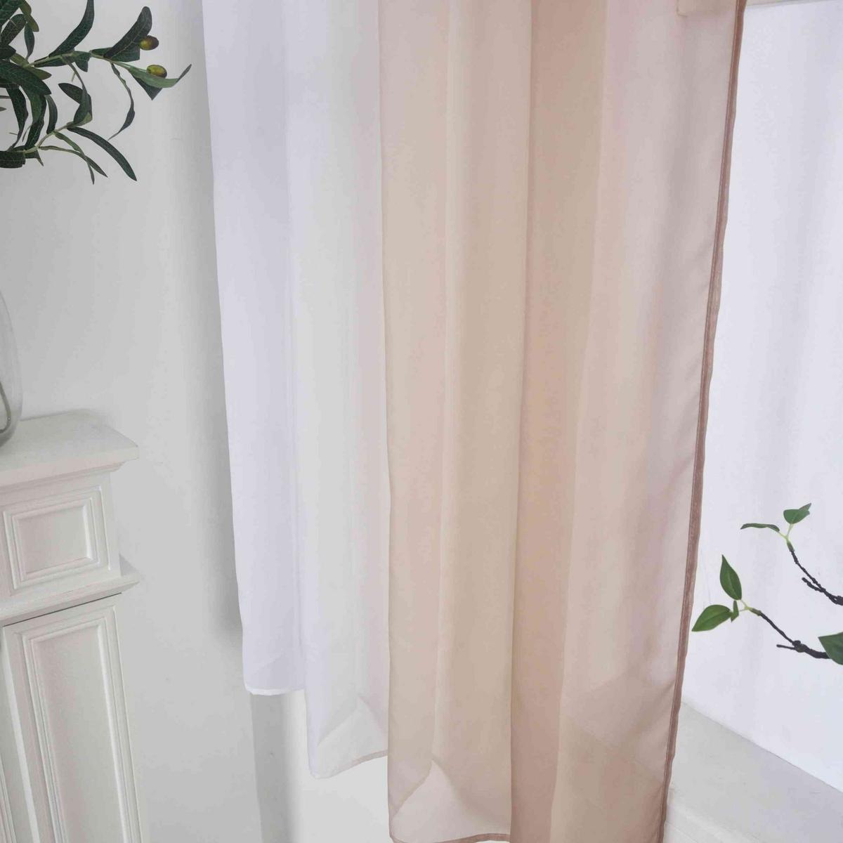 VORHANG 2ER SET »Modena« HxB 175x140 cm Braun - Braun, Textil (140/175cm) - Gardinenbox