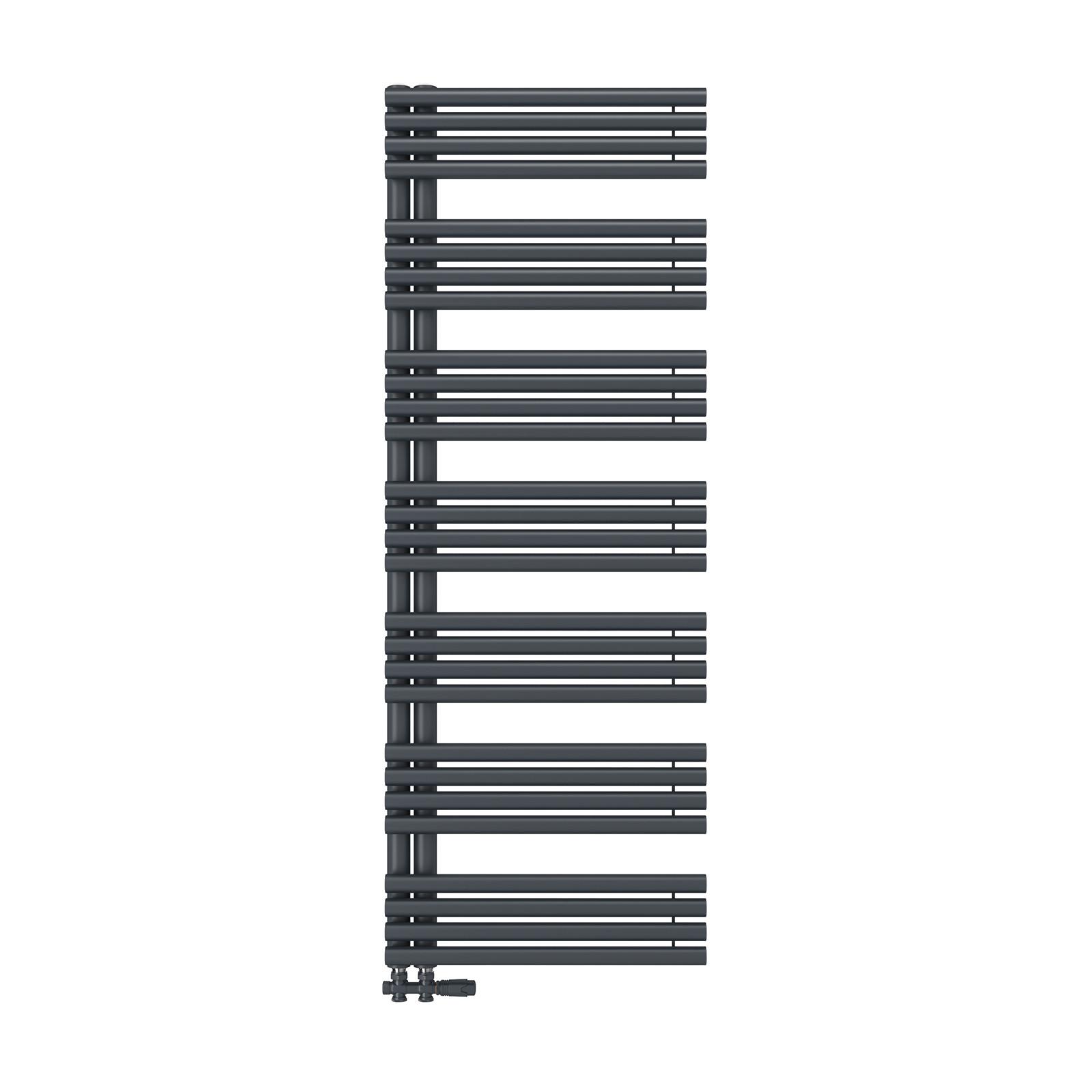 HEIZKÖRPER wasserführend Anthrazit 166/60/7,5 cm - Anthrazit, Metall (60/166/7.5cm) - EMKE
