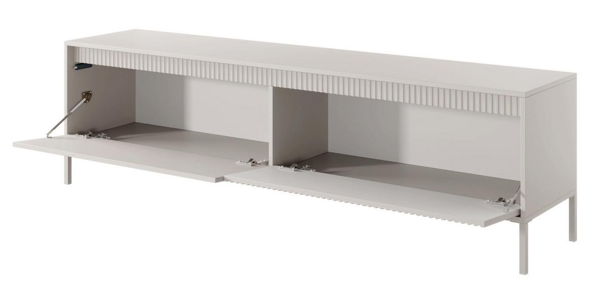 TV-SCHRANK Falsetto Beige 187 cm - Beige, Holzwerkstoff/Metall (187.1/53.4/39.5cm) - Selsey