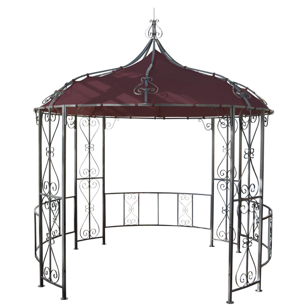 ERSATZBEZUG DACH FÜR PERGOLA CABRERA Rot, Braun - Rot/Braun, Textil (300/1/300cm) - MCW