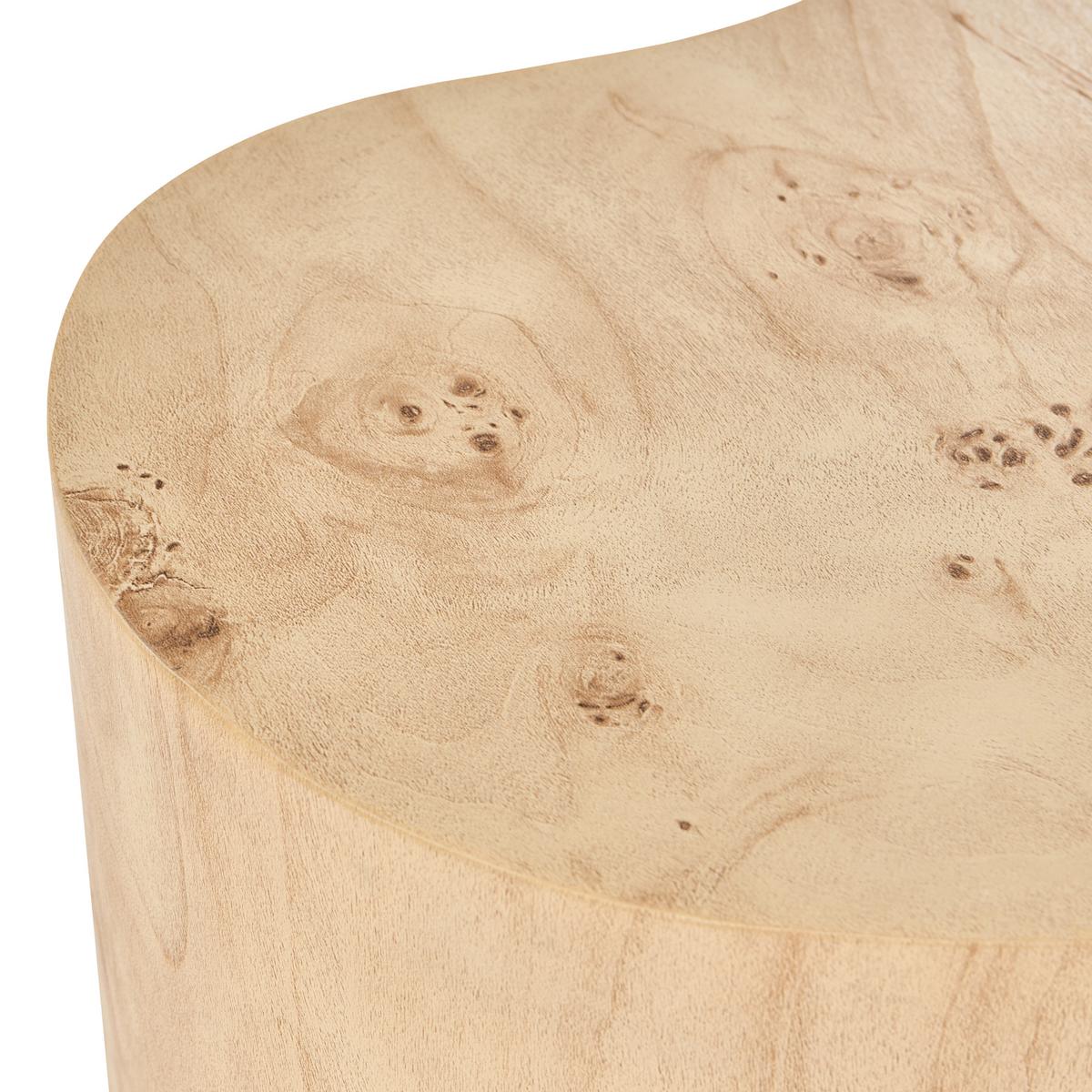 COUCHTISCH 2er-Set Wurzelholz Optik - Braun, Holzwerkstoff (24/35/45cm) - Beliani