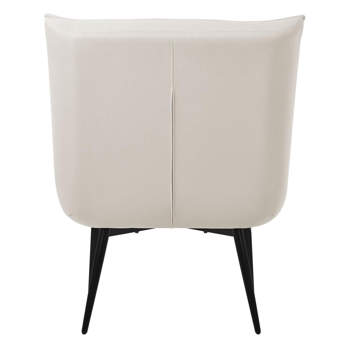 RELAXSESSEL Weiß - Beige/Schwarz, Metall (97/100/79cm) - ML-DESIGN