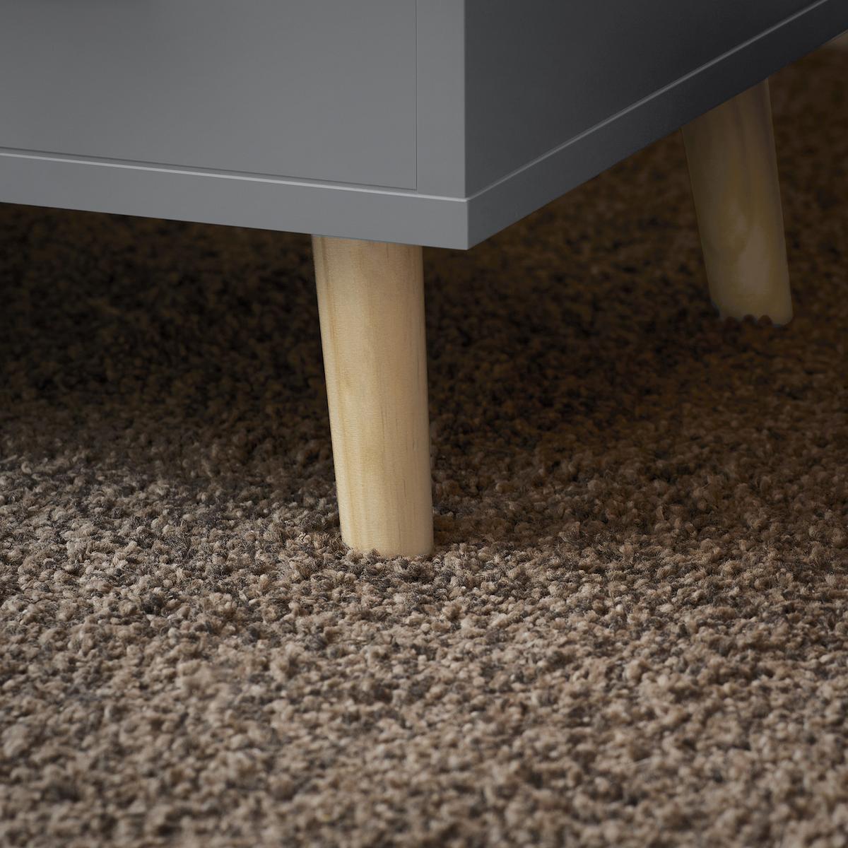 NACHTTISCH Grau - Grau, Holz/Holzwerkstoff (48/60/40cm) - SoBuy