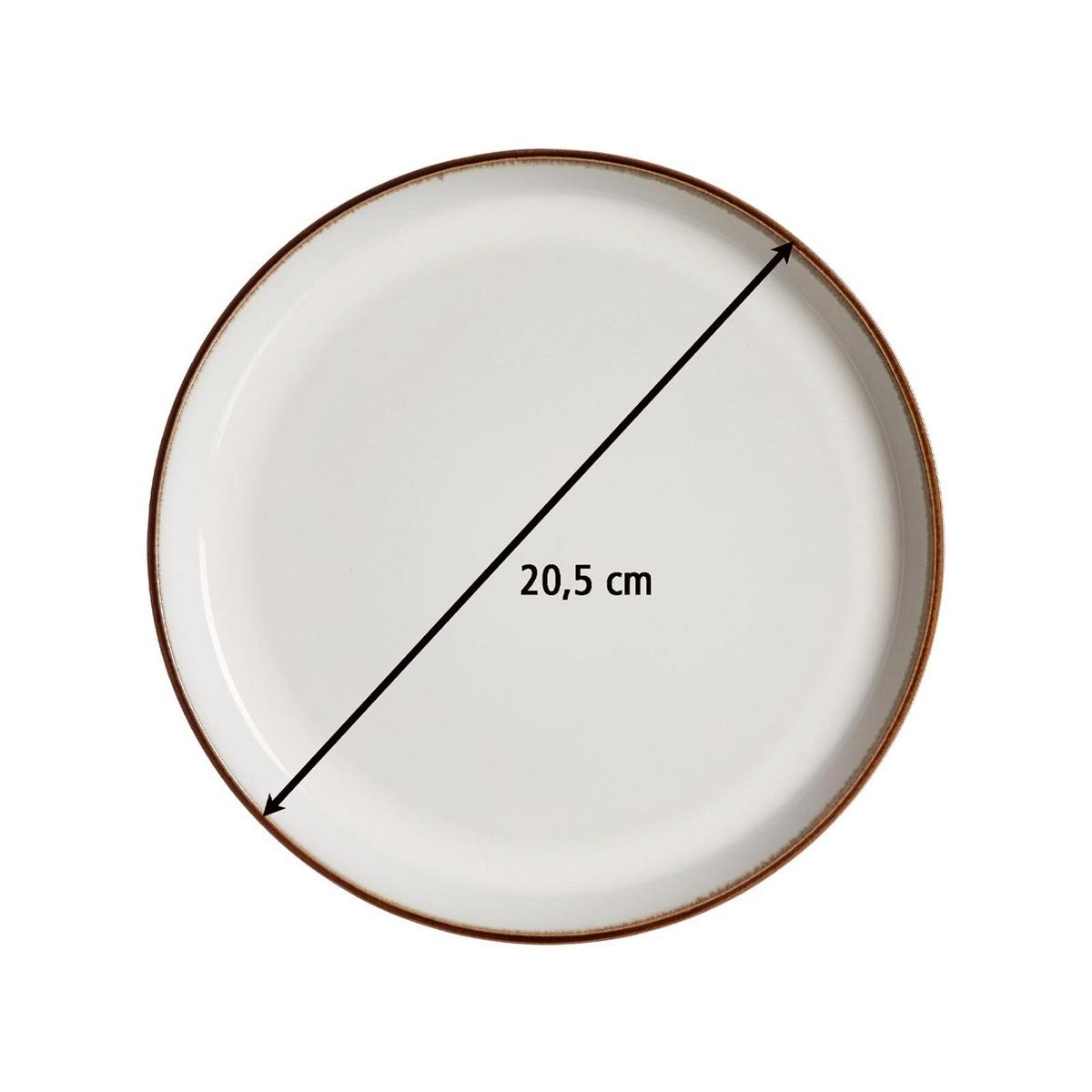 DESSERT-TELLER Visby Blau ø 20,5 cm 8er Set - Blau, Keramik (20.5cm) - Ritzenhoff Breker