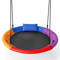 NISTSCHAUKEK Belastbarkeit 150kg bunt - Multicolor, Textil (120/112/120cm) - COSTWAY