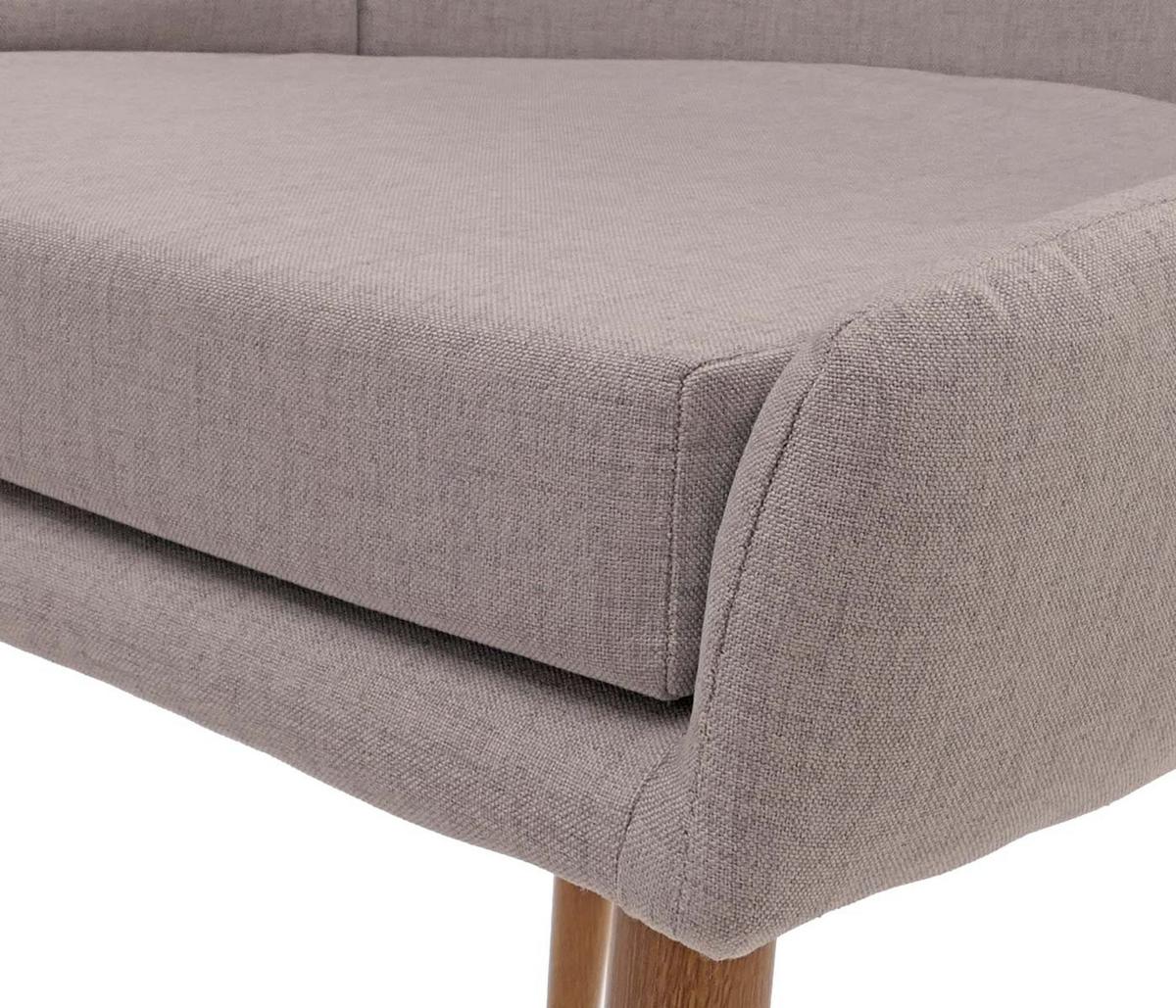ESSZIMMERSTUHL Hellgrau 2er-Set - Hellgrau, Textil (50/92/60cm) - MCW