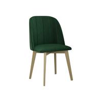 ESSZIMMERSTUHL Monti III Pik Gerade - Grün/Sonoma Eiche, Holz/Textil (48/83/55cm) - MIRJAN24