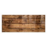 GLASPLATTE für Kamin 125x50 cm - Braun, Glas (125/50/0.4cm) - TULUP
